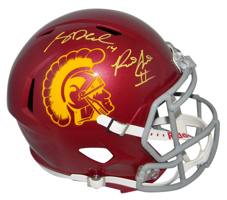 DEVONTA SMITH SIGNED PHILADELPHIA EAGLES ECLIPSE FULL SIZE SPEED HELMET BECKETT