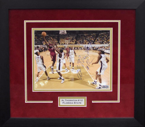 AL THORNTON SIGNED FLORIDA STATE SEMINOLES FRAMED 8x10 PHOTO COA
