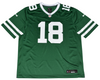 MIKE WILLIAMS AUTOGRAPHED NEW YORK JETS #18 GREEN NIKE JERSEY BECKETT