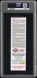 PATRICK MAHOMES SIGNED 2014 TEXAS TECH VS OKLAHOMA STATE NCAA DEBUT TICKET PSA