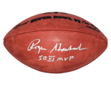 ROGER STAUBACH SIGNED DALLAS COWBOYS SUPER BOWL VI FOOTBALL W/ SB VI MVP