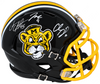 CHASE DANIEL JEREMY MACLIN COFFMAN SIGNED MISSOURI TIGERS FULL SIZE HELMET JSA