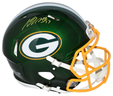 DAVANTE ADAMS SIGNED GREEN BAY PACKERS FLASH AUTHENTIC SPEED HELMET BECKETT