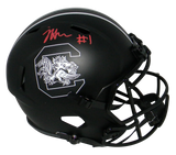 JAYCEE HORN SIGNED SOUTH CAROLINA GAMECOCKS FULL SIZE ECLIPSE HELMET BECKETT