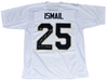 RAGHIB ROCKET ISMAIL SIGNED NOTRE DAME IRISH #25 WHITE JERSEY W/ 88 NATL CHAMPS