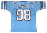 LAWRENCE TAYLOR AUTOGRAPHED SIGNED NORTH CAROLINA TAR HEELS #98 JERSEY TRISTAR