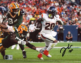 JONAH COLEMAN AUTOGRAPHED DENVER BRONCOS 8x10 PHOTO BECKETT