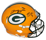 PRESTON & ZA'DARIUS SMITH SIGNED GREEN BAY PACKERS F/S AUTHENTIC SPEED HELMET