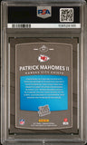 PATRICK MAHOMES SIGNED 2017 PANINI DONRUSS RATED ROOKIE #327 PSA AUTO 10