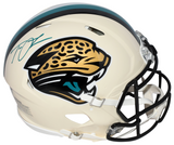 TREVOR LAWRENCE SIGNED JACKSONVILLE JAGUARS RETRO AUTHENTIC SPEED HELMET