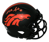 NOAH FANT AUTOGRAPHED DENVER BRONCOS ECLIPSE SPEED MINI HELMET BECKETT