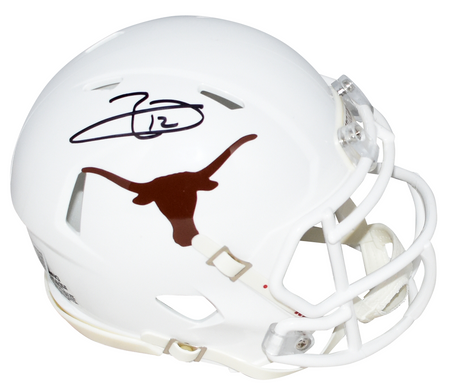 DEVONTA SMITH SIGNED ALABAMA CRIMSON TIDE ECLIPSE MINI HELMET W/ HEISMAN 2020