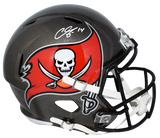 CHRIS GODWIN SIGNED TAMPA BAY BUCCANEERS FULL SIZE SPEED HELMET BECKETT