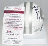 JAMAL ADAMS AUTOGRAPHED SIGNED NEW YORK JETS ICE SPEED MINI HELMET JSA