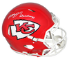 MECOLE HARDMAN SIGNED KANSAS CITY CHIEFS AUTHENTIC SPEED HELMET W/ SB LIV CHAMPS