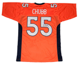 BRADLEY CHUBB AUTOGRAPHED SIGNED DENVER BRONCOS #55 ORANGE JERSEY BECKETT