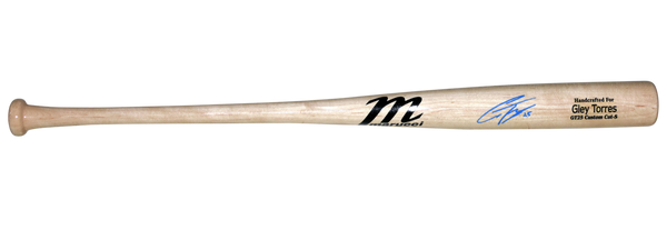 GLEYBER TORRES SIGNED DETROIT TIGERS MARUCCI PLAYER MODEL BASEBALL BAT BECKETT