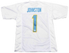 QUENTIN JOHNSTON AUTOGRAPHED SIGNED LOS ANGELES CHARGERS #1 WHITE JERSEY BECKETT