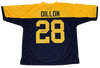 AJ DILLON SIGNED AUTOGRAPHED GREEN BAY PACKERS #28 THROWBACK JERSEY BECKETT