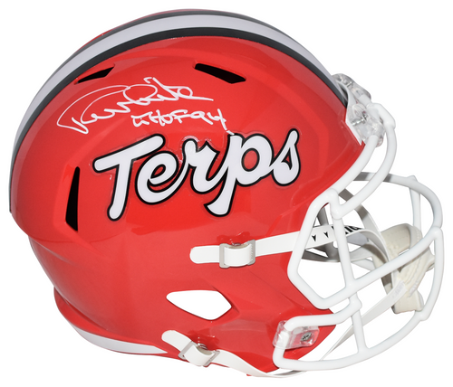 RANDY WHITE SIGNED MARYLAND TERRAPINS FULL SIZE SPEED HELMET BECKETT