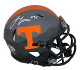 JAMAL LEWIS SIGNED TENNESSEE VOLUNTEERS SMOKY MOUNTAIN SPEED MINI HELMET BECKETT