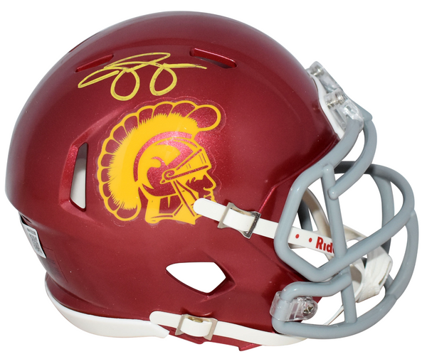 JASON SEHORN AUTOGRAPHED USC TROJANS SPEED MINI HELMET BECKETT