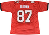 PAYNE DURHAM SIGNED TAMPA BAY BUCCANEERS BUCS #87 RED JERSEY BECKETT