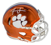 ISAIAH SIMMONS AUTOGRAPHED SIGNED CLEMSON TIGERS CHROME SPEED MINI HELMET JSA