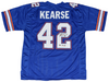 JEVON KEARSE AUTOGRAPHED FLORIDA GATORS #42 BLUE JERSEY W/ THE FREAK