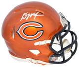 DJ MOORE AUTOGRAPHED CHICAGO BEARS FLASH SPEED MINI HELMET BECKETT