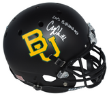 COREY COLEMAN SIGNED BAYLOR BEARS BLACK FULL SIZE HELMET W/ 2015 BILETNIKOFF