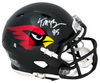 TREY McBRIDE SIGNED ARIZONA CARDINALS 2022 BLACK SPEED MINI HELMET BECKETT