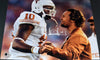 VINCE YOUNG SIGNED TEXAS LONGHORNS 16X20 PHOTO BECKETT W/ MATTHEW McCONAUGHEY
