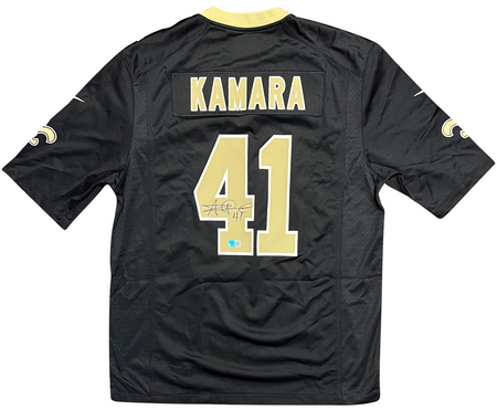ALVIN KAMARA SIGNED NEW ORLEANS SAINTS ECLIPSE FULL SIZE SPEED HELMET BECKETT