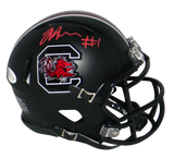 JAYCEE HORN SIGNED SOUTH CAROLINA GAMECOCKS BLACK SPEED MINI HELMET BECKETT