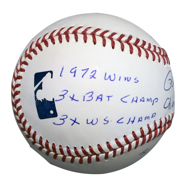 PETE ROSE SIGNED REDS PHILLIES OFFICIAL MLB STAT BASEBALL W/ 9 INSCRIPTIONS