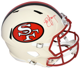 STEVE YOUNG SIGNED SAN FRANCISCO 49ERS RETRO FULL SIZE SPEED HELMET BECKETT