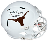 BARRYN SORRELL AUTOGRAPHED TEXAS LONGHORNS FULL SIZE SPEED HELMET BECKETT