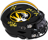 CHASE DANIEL JEREMY MACLIN COFFMAN SIGNED MISSOURI TIGERS SPEEDFLEX MIDI HELMET