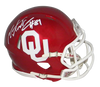 MARK ANDREWS SIGNED AUTOGRAPHED OKLAHOMA SOONERS SPEED MINI HELMET BECKETT