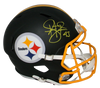 TROY POLAMALU SIGNED PITTSBURGH STEELERS BLACK FULL SIZE SPEED HELMET BECKETT