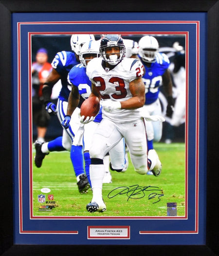 BRIAN CUSHING AUTOGRAPHED HOUSTON TEXANS 16x20 FRAMED PHOTO COA
