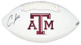 CHRISTIAN KIRK AUTOGRAPHED TEXAS A&M AGGIES WHITE LOGO FOOTBALL TRISTAR