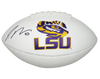 JAMAL ADAMS AUTOGRAPHED SIGNED LSU TIGERS WHITE LOGO FOOTBALL JSA