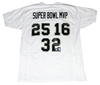 MARCUS ALLEN FRED BILETNIKOFF JIM PLUNKETT SIGNED OAKLAND RAIDERS SB MVP JERSEY