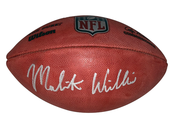 MALIK WILLIS SIGNED MIAMI DOLPHINS OFFICIAL NFL DUKE WILSON FOOTBALL BECKETT