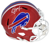 DJ MOORE SIGNED BUFFALO BILLS RED THROWBACK FULL SIZE SPEED HELMET BECKETT