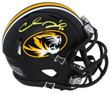 CHASE DANIEL AUTOGRAPHED MISSOURI TIGERS SPEED MINI HELMET BECKETT