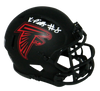 KYLE PITTS AUTOGRAPHED SIGNED ATLANTA FALCONS ECLIPSE SPEED MINI HELMET BECKETT