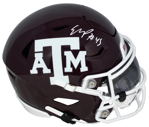 EDGERRIN COOPER AUTOGRAPHED TEXAS A&M AGGIES SPEEDFLEX MIDI HELMET BECKETT